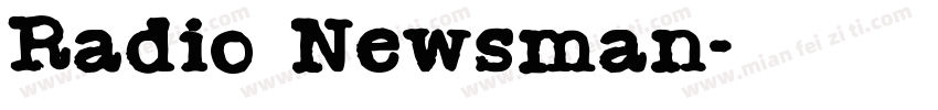 Radio Newsman字体转换